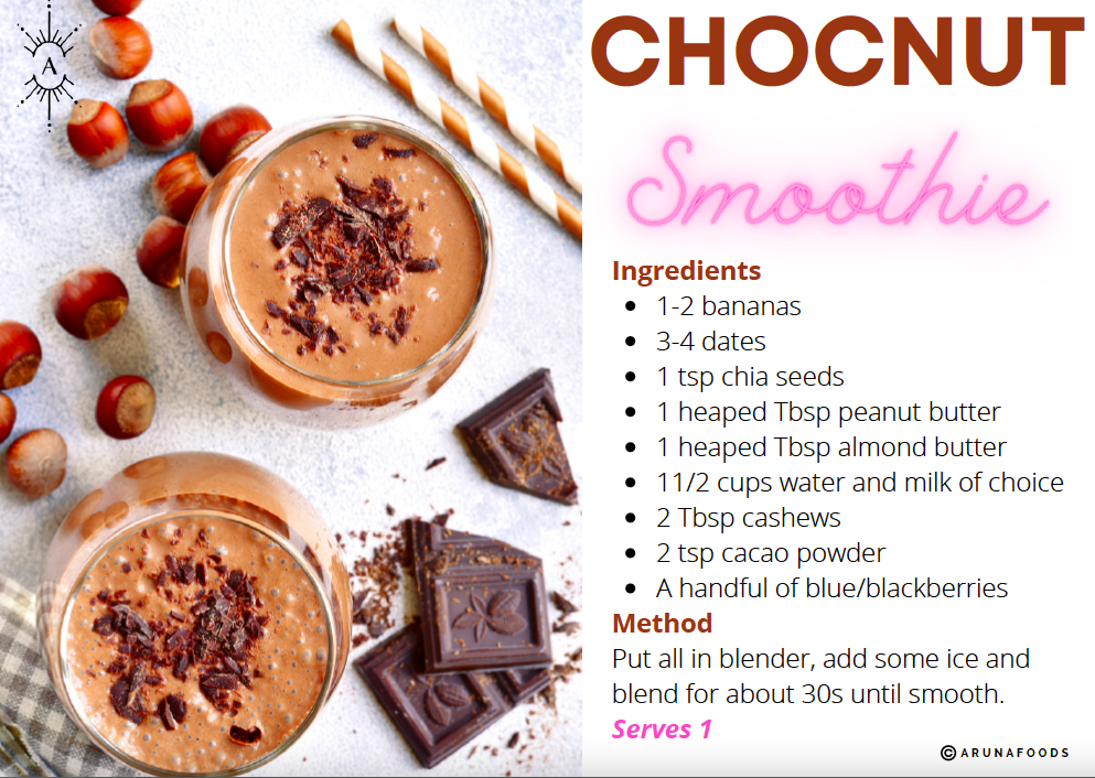Choc-nut smoothie